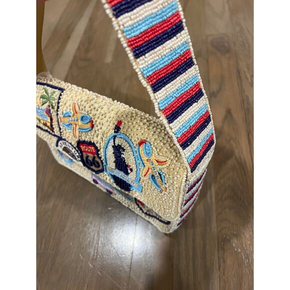 TJ Maxx Travel Icon Beaded Bag - Picture 5 of 7